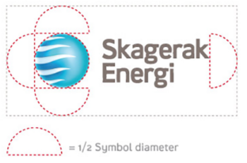 Viser frisone rundt Skagerak Energi logo